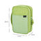 Túi mỹ phẩm Polyester chống thấm nước treo vuông màu xanh lá cây