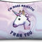 Travel Essential Unicorn Print Túi đựng đồ vệ sinh có dây kéo không thấm nước